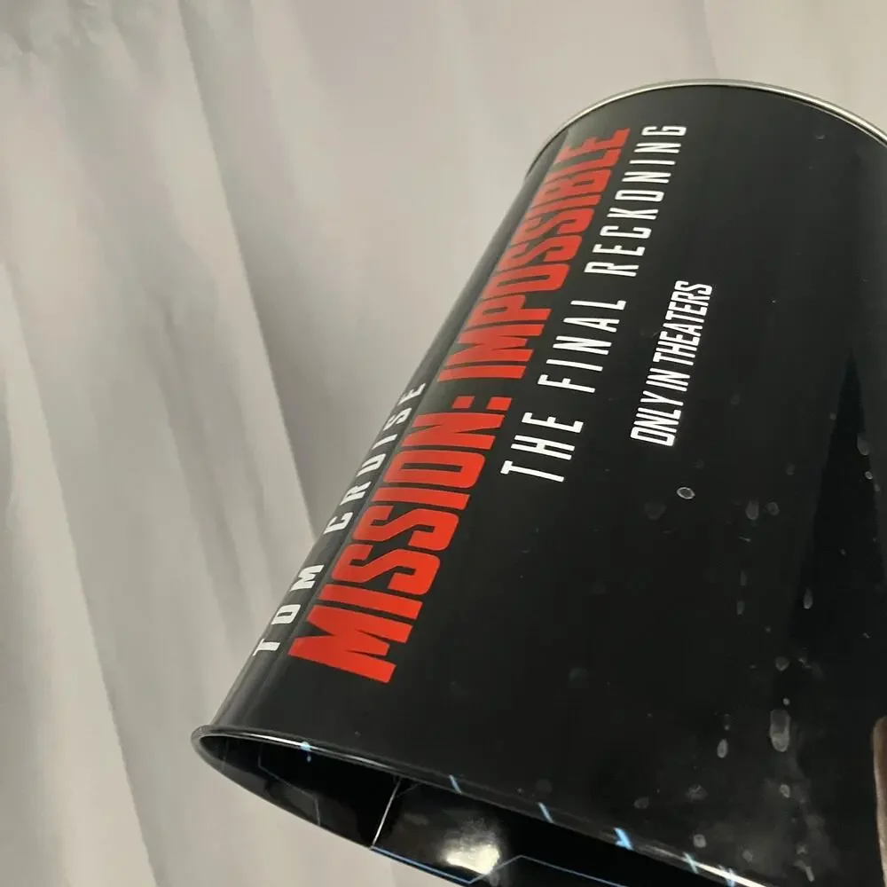 Mission Impossible Popcorn Bucket Movie Theater Promo Tom Cruise Final Reckoning